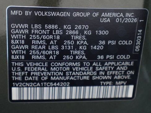 New 2026 Volkswagen Atlas Peak Edition AWD/4WD image 26