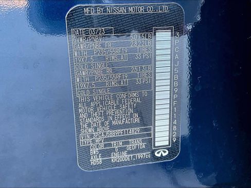 Used 2023 INFINITI QX50 Luxe image 31