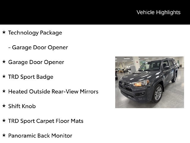 Used 2024 Toyota 4Runner TRD Sport w/ Technology Package AWD/4WD image 8