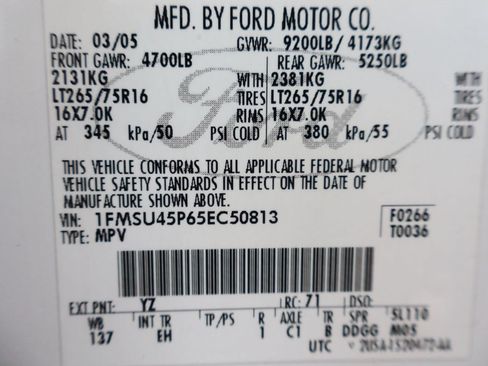 Used 2005 Ford Excursion Eddie Bauer AWD/4WD image 46