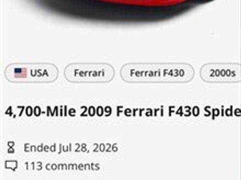 Used 2007 Ferrari F430 Spider RWD image 3