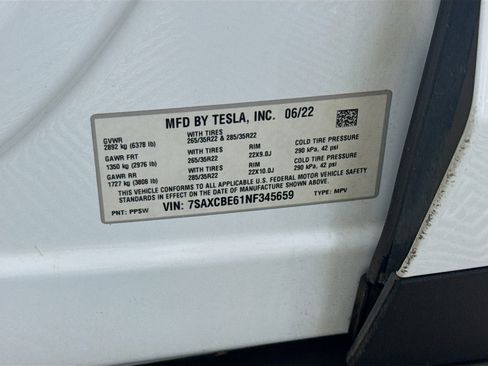 Used 2022 Tesla Model X Plaid AWD/4WD image 36