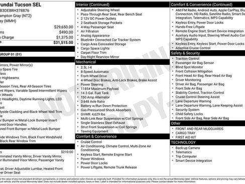 Certified 2024 Hyundai Tucson SEL FWD image 3