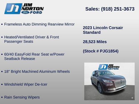 Used 2023 Lincoln Corsair AWD w/ Equipment Group 101A image 16