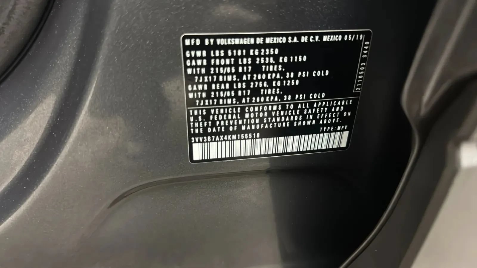 Used 2019 Volkswagen Tiguan SE FWD image 22