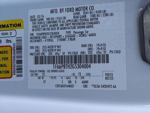 Used 2016 Ford Mustang Coupe w/ Ecoboost Performance Package image 23