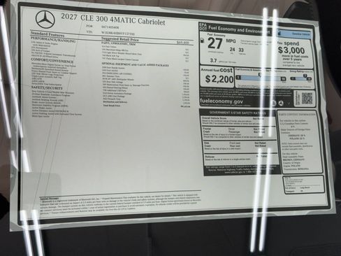 New 2027 Mercedes-Benz CLE 300 4MATIC Cabriolet image 34