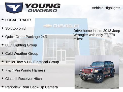 Used 2018 Jeep Wrangler Unlimited Rubicon w/ Dual Top Group AWD/4WD image 7