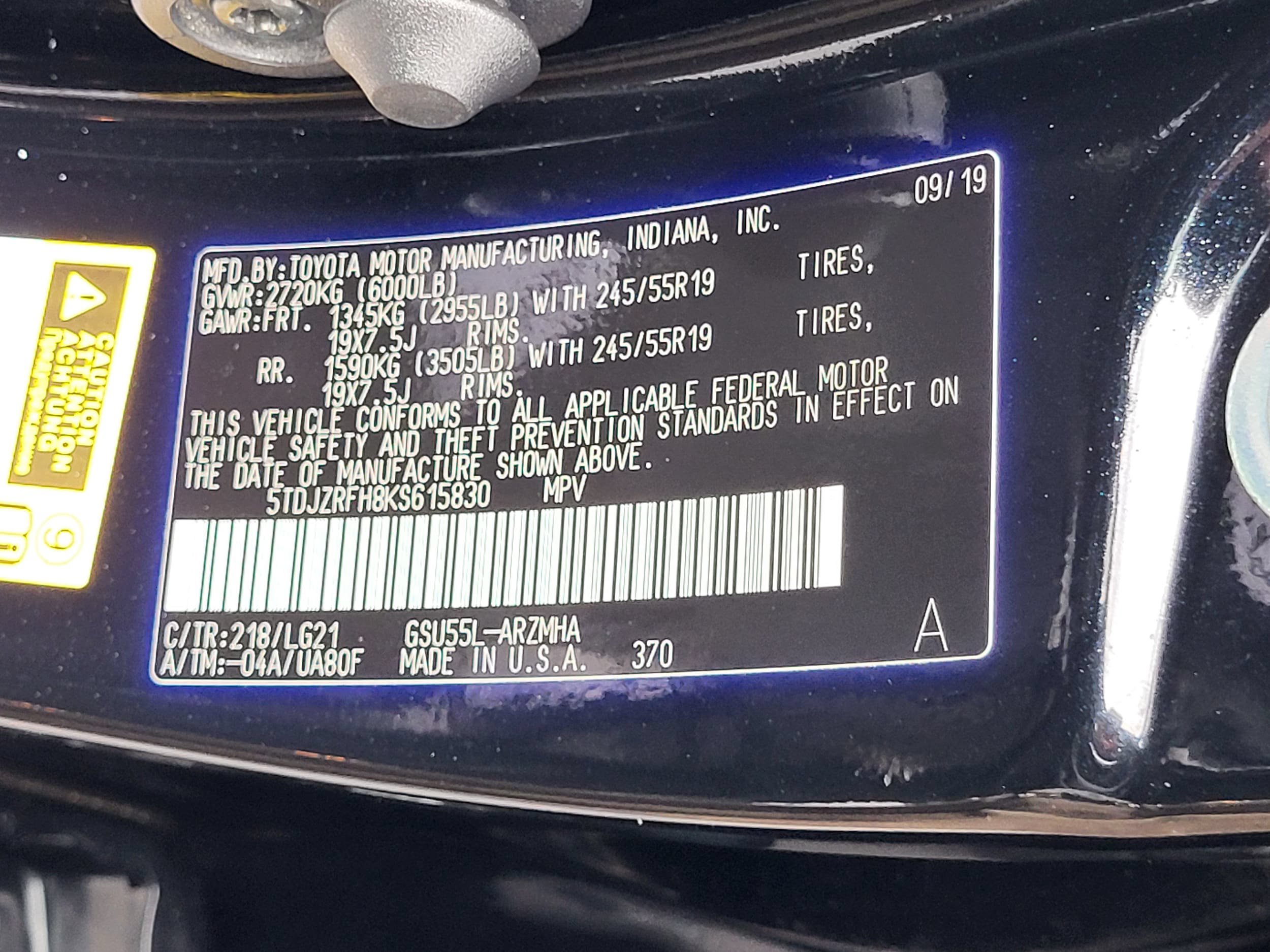 Used 2019 Toyota Highlander SE AWD/4WD image 9