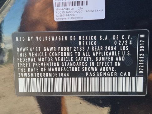 Used 2024 Volkswagen Jetta S FWD image 23