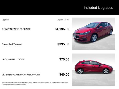 Used 2018 Chevrolet Cruze LT w/ Convenience Package FWD image 10