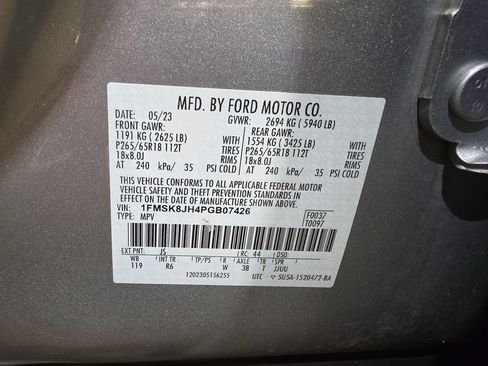 Used 2023 Ford Explorer Timberline AWD/4WD image 28