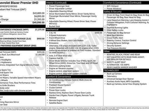 Used 2023 Chevrolet Blazer Premier w/ Driver Confidence II Package FWD image 1