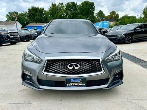 Used 2018 INFINITI Q50 Red Sport 400 w/ Sensory Package (Sport) AWD/4WD image 2