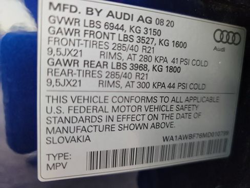 Used 2021 Audi SQ7 Premium Plus w/ Driver Assistance Package AWD/4WD image 25