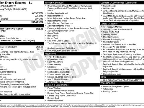 Used 2020 Buick Encore Essence image 30