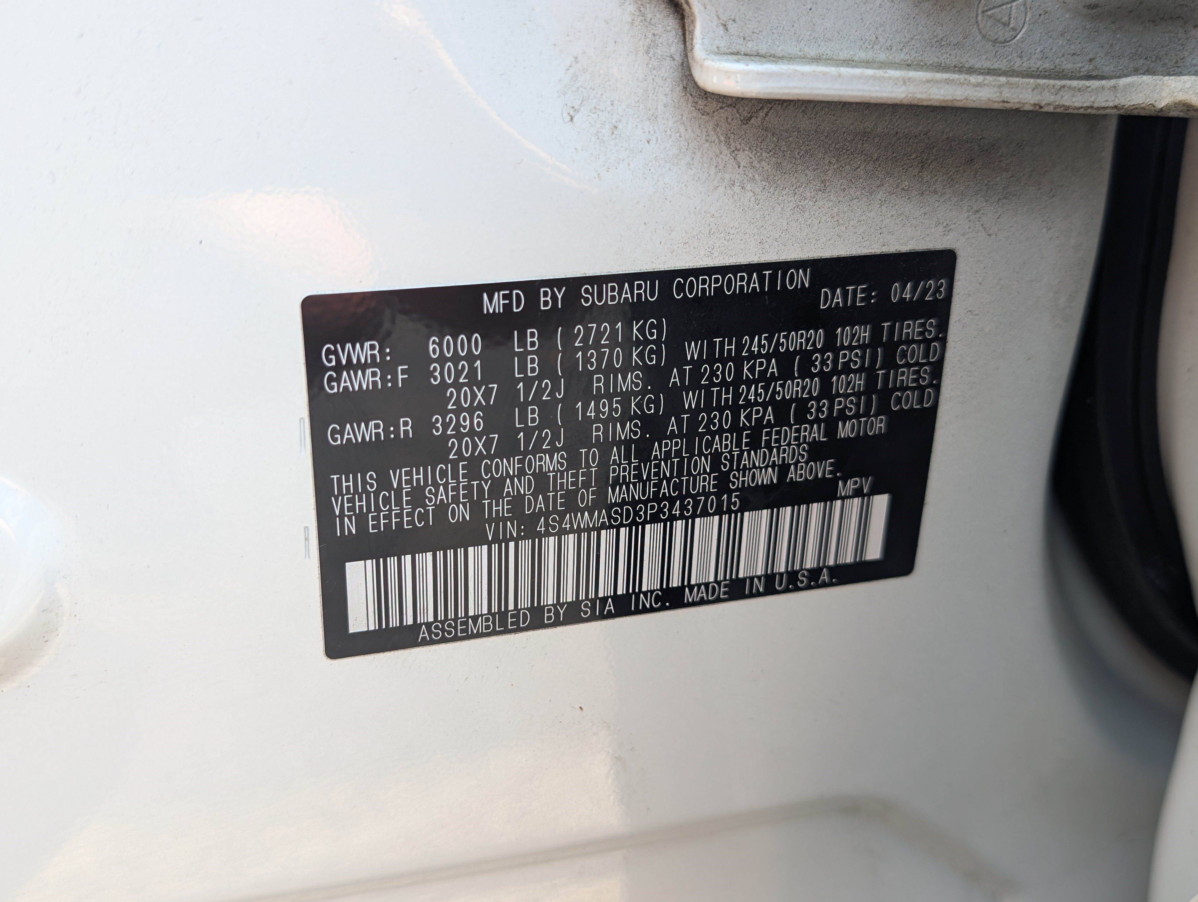 Used 2023 Subaru Ascent Limited AWD/4WD image 37
