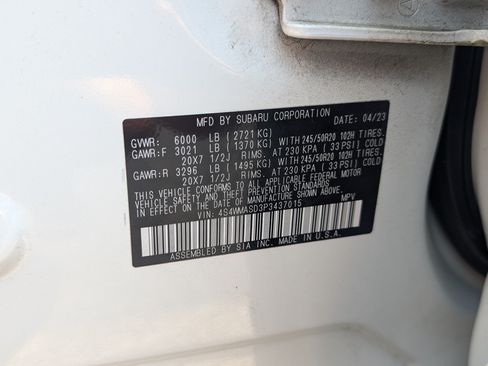 Used 2023 Subaru Ascent Limited AWD/4WD image 37