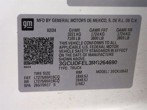 Certified 2024 Chevrolet Silverado 1500 LT Trail Boss w/ Protection Package image 32