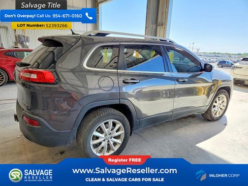Used 2015 Jeep Cherokee Limited w/ Luxury Group AWD/4WD image 4