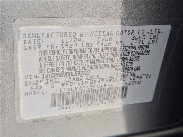 Used 2024 Nissan Kicks S FWD image 24