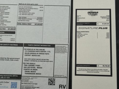 New 2026 GMC Terrain Denali w/ LPO, Floor Liner Package image 39