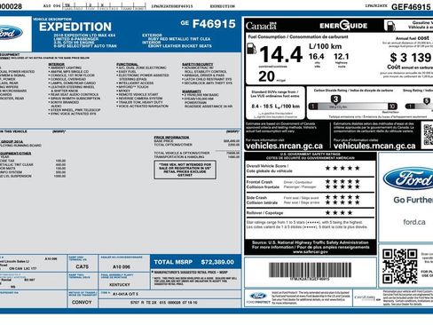 Used 2016 Ford Expedition Max Limited AWD/4WD image 47