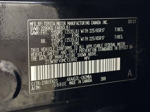 Used 2021 Toyota RAV4 XLE FWD image 37