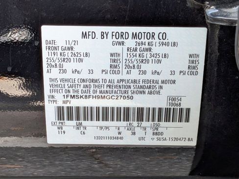 Certified 2021 Ford Explorer Limited w/ Equipment Group 301A image 26