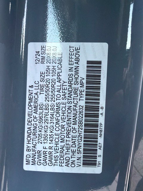 Certified 2025 Honda Pilot Touring image 8