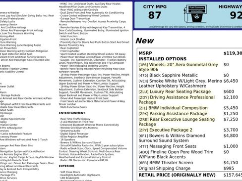 Used 2023 BMW i7 xDrive60 AWD/4WD image 7