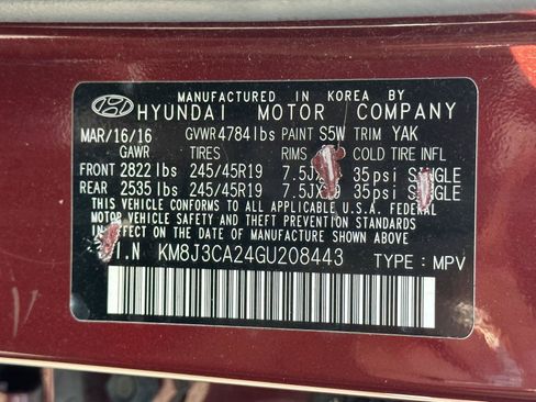 Used 2016 Hyundai Tucson Sport AWD/4WD image 14