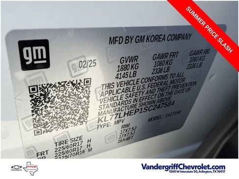 Used 2025 Chevrolet Trax LT w/ Driver Confidence Package FWD image 29