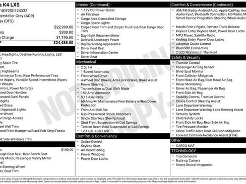 New 2025 Kia K4 LXS image 5