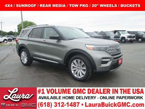 Used 2020 Ford Explorer Limited w/ Class III Trailer Tow Package AWD/4WD image 1