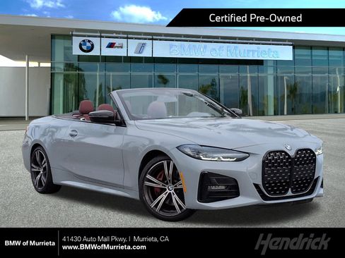 Certified 2023 BMW 430i Convertible w/ M Sport Package image 1
