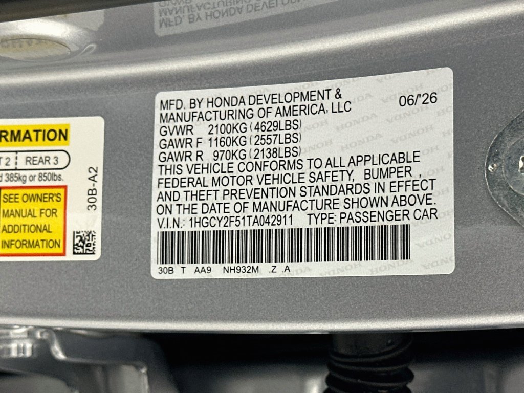 Certified 2026 Honda Accord Sport image 30