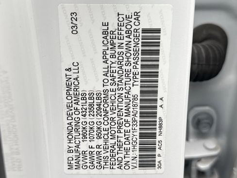 Used 2023 Honda Accord EX image 21
