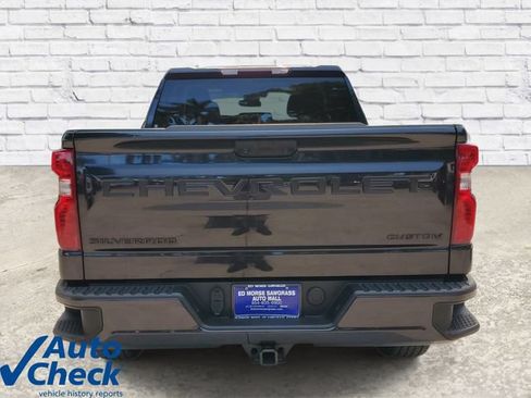 Used 2023 Chevrolet Silverado 1500 Custom w/ LPO, Dark Essentials Package RWD image 3