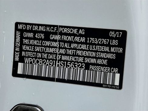 Certified 2017 Porsche 911 Carrera GTS RWD image 33