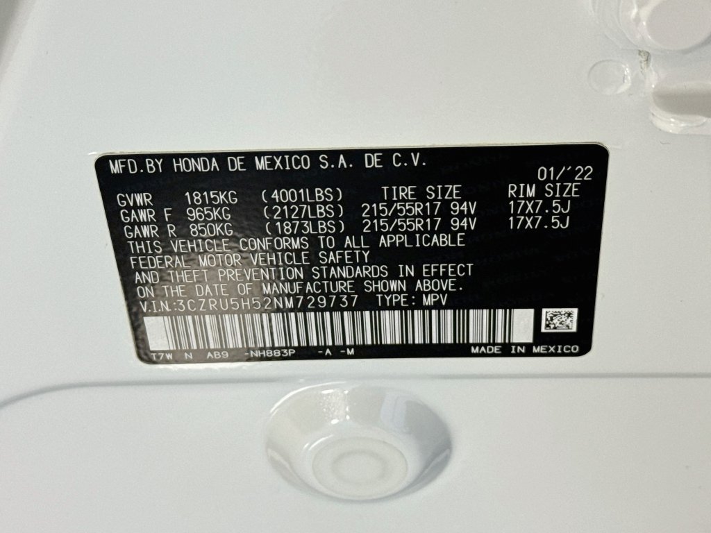 Certified 2022 Honda HR-V EX image 35