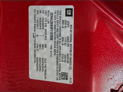 Used 2015 Chevrolet Equinox LTZ image 12