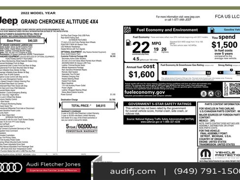 Used 2022 Jeep Grand Cherokee Altitude image 26