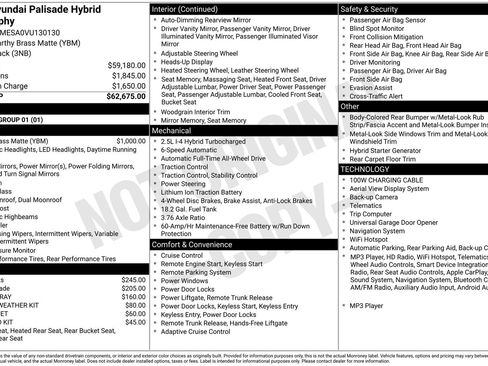 New 2027 Hyundai Palisade Calligraphy AWD/4WD image 16