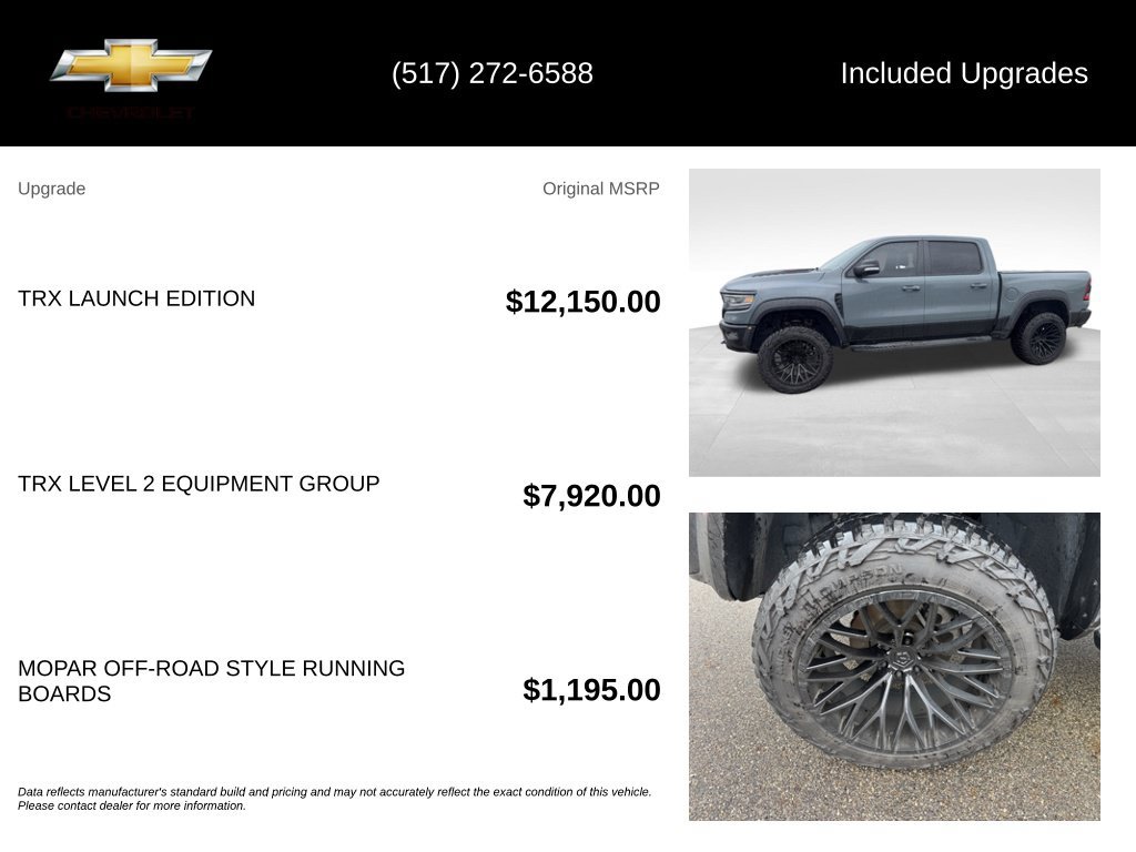 Used 2021 RAM 1500 TRX w/ TRX Lanuch Edition AWD/4WD image 5