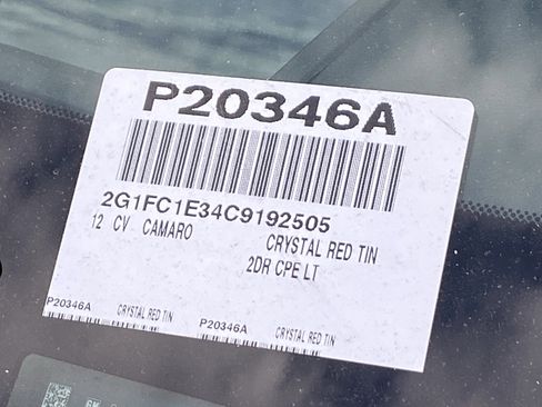 Used 2012 Chevrolet Camaro LT w/ RS Package image 32