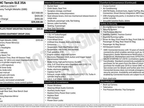 Used 2018 GMC Terrain SLE image 19