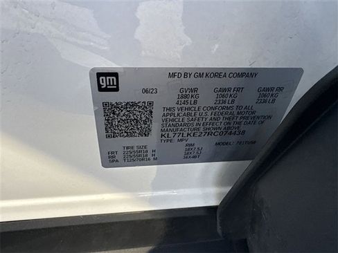 Certified 2024 Chevrolet Trax ACTIV w/ Sunroof Package image 33