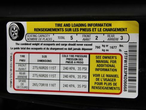 Used 2023 Ford F150 Lariat w/ Equipment Group 502A High AWD/4WD image 83