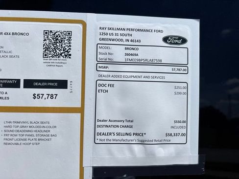 Certified 2024 Ford Bronco Badlands AWD/4WD image 3